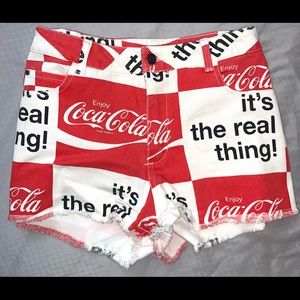 New Coca-Cola high waisted shorts